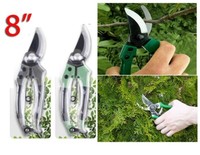 2 x Pruning Shears Strong Carbon Garden Hand Pruner Secateurs Plants Tool 8