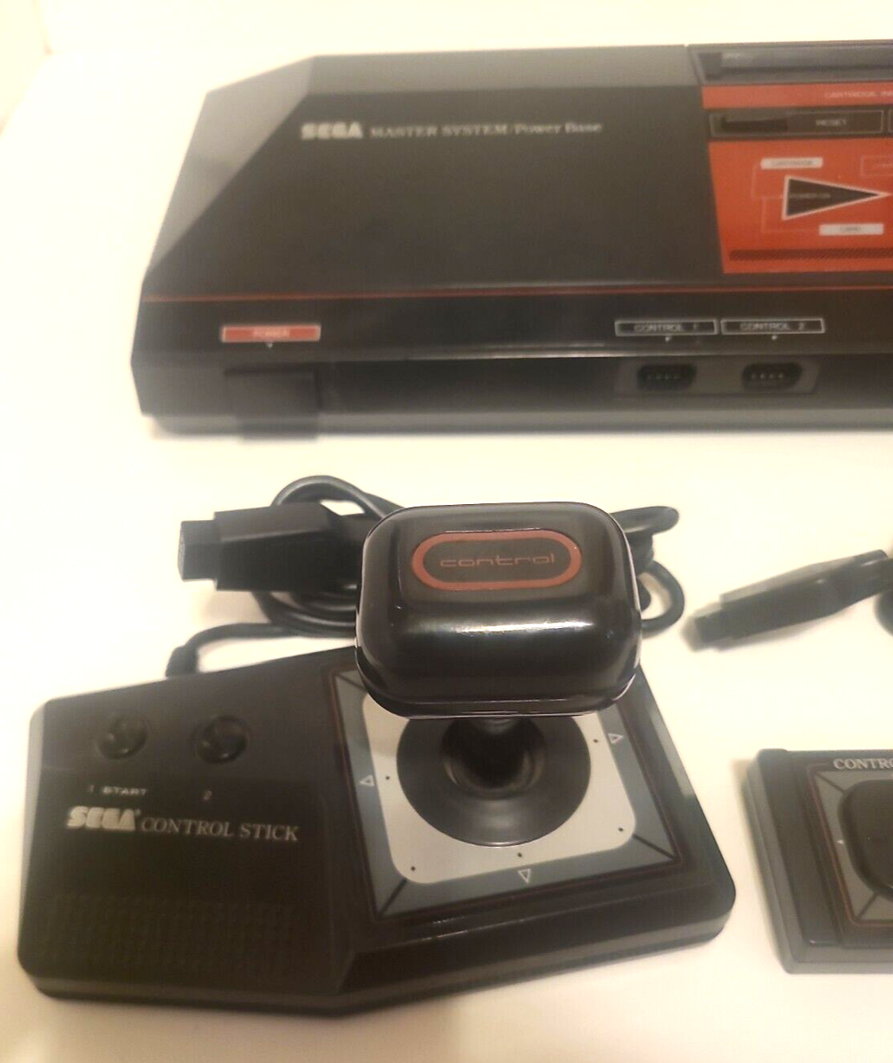 Sega Master System Console With Double Dragon Hookups and 2 OEM
