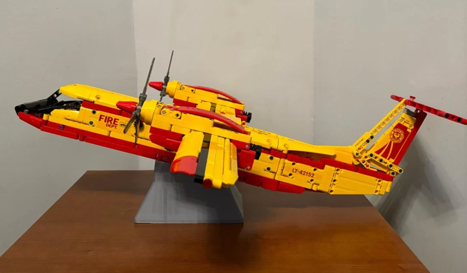 Lego Technic Firefighter Aircraft 42152 Display Stand - 3d Printed - Image 2 of 4
