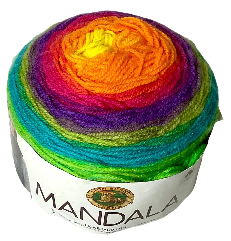 Lion Brand Yarn Mandala “Gnome” 100% Acrylic Cake Skein (1) NEW - Image 2 of 4