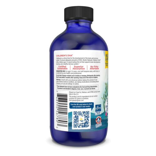 NORDIC NATURALS, Children`s DHA 530mg Erdbeergeschmack 119ml SUPER PREIS - Bild 3 von 3