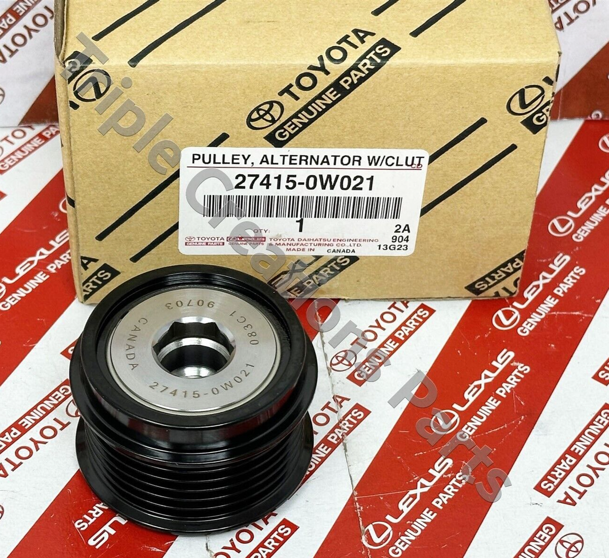 Toyota Genuine 27415-0W021 Pulley Alternator W/Clutch 274150W021