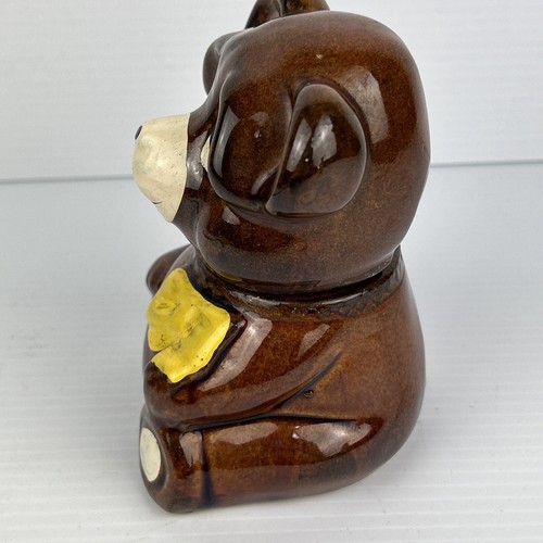 Houston Foods Ceramic Bear Honey Pot 1982 Vintage (No Dipper) 12cm - Picture 17 of 22