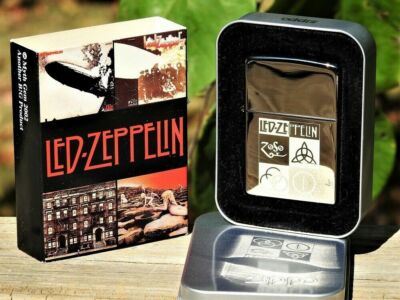 Zippo Lighter - Led Zeppelin - IV - ZoSo Symbols - Robert Plant Zippo Lighter - Led Zeppelin - IV - ZoSo Symbols - Robert Plant
