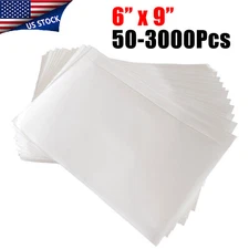 50-3000 6x9 Clear Envelope Pouches Plastic Self Adhesive Shipping Label Packing