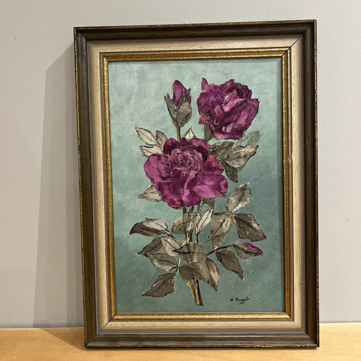 Tableau Déco Sur Toile 50x70cm - Fleurs élégantes, Motif Botanique, Prêt à Accrocher
