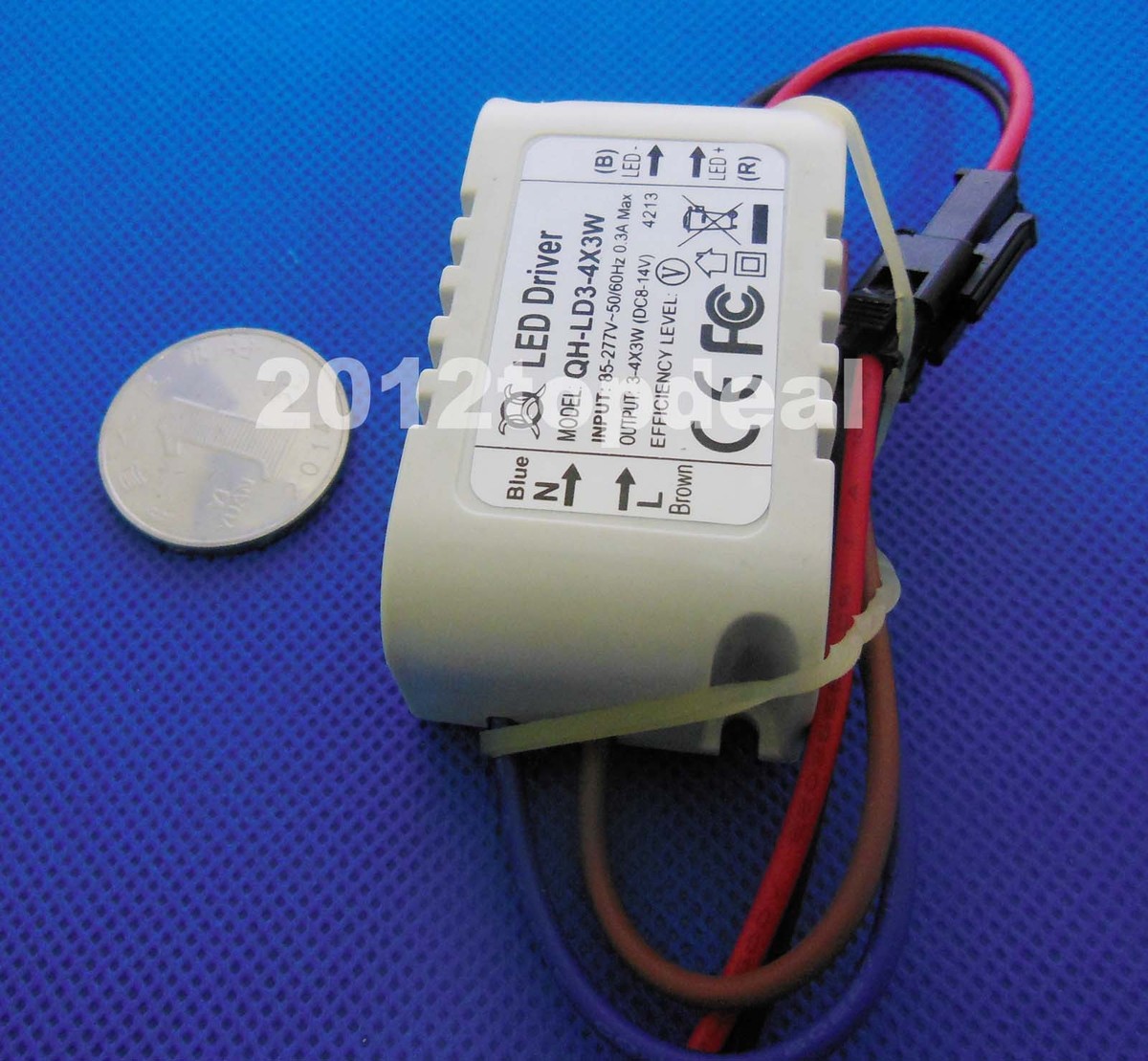 Alimentatore Driver LED 300mA - Trasformatore Da CA 85-265V A CC 56-90V, Per Illuminazione LED Da 1W, Compatto