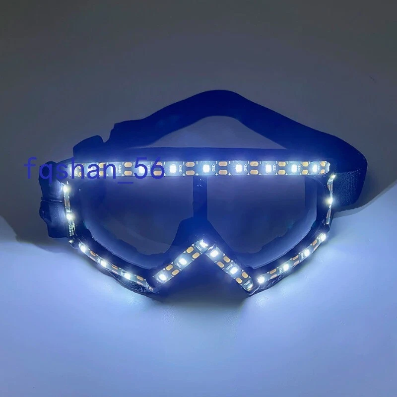 LED Laser Light Gloves LED Glasses Props DJ Party Cosplay Nightclub Dancer Bar - Image 3 of 4