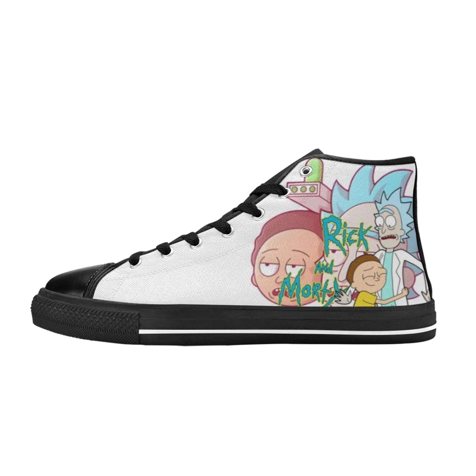 Rick and Rickandmorty High Top Sneakers Canvas Shoes