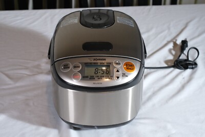 Zojirushi Micom NS-LGC05 Rice Cooker Warmer Stainless Black
