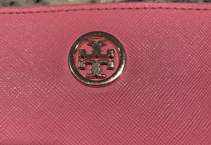 TORY BURCH ipad tablet case pink saffiano leather