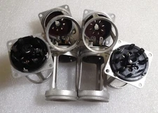 LV1 Wehrmachts Tube Valve Röhren Socket 2 pieces Original Vintage Rare NOS