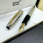 AUCTION MONTBLANC LeGrand Solitaire Silver Barley Fountain Pen Collectible/ — photo 1