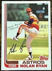 Nolan Ryan 1982 Topps Astros #90 Base Set Card