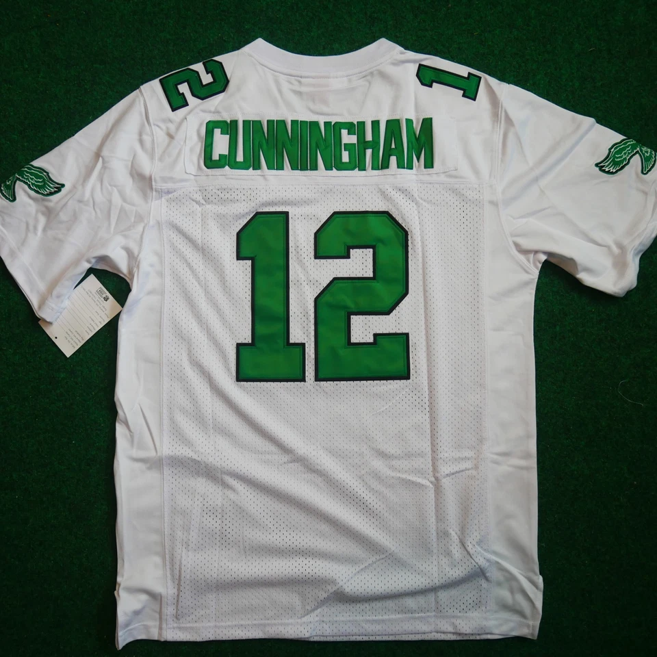 Camiseta deportiva para hombre Randall Cunningham Eagles (1990) Mitchell & Ness talla L NUEVA Foto 2 de 2