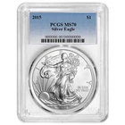 2015 $1 1-oz American Silver Eagle PCGS MS70