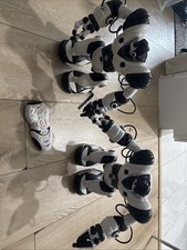 Collectible Wowee white & Black Robosapien  Humanoid Robots W Remote Control 14”