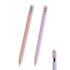 Silicone Sleeve Case For Apple Pencil USB-C Pen Skin Pouch Cover Pencil Holder