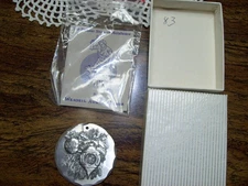 Wendell August Forge 1983 Ornaments on Tree Metalware Christmas Ornament (New)