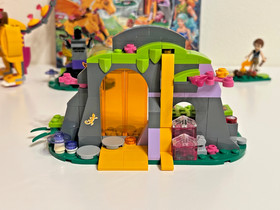 Retired LEGO Elves: Fire Dragon's Lava Cave (41175) - Used without box.
