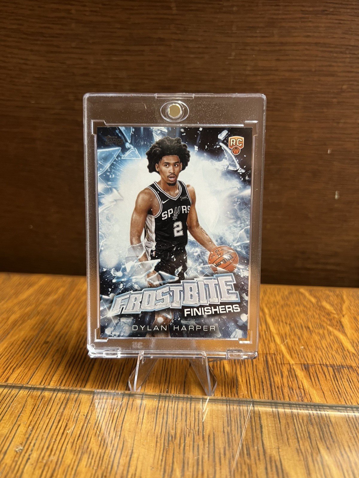 2025-26 Topps Holiday Dylan Harper Frostbite Finishers Case Hit Spurs RC #FF-DH