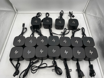 Lot of 18 HP HSN-IX01 G2 Thunderbolt Dock USB-C Docking Station NO POWER ADAPTER