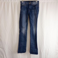 7 For All Mankind Kimmie Straight Leg Blue Jeans Womens 27