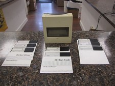 Vintage Lot of 8 5.25" Floppy Disks W/Box - Perfect Filer/Writer/Calc