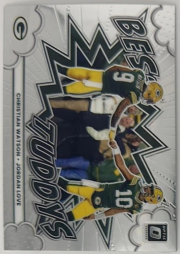 2025 Donruss Optic Christian Watson/Jordan Love Base (RAW)