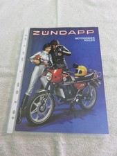 Zündapp Motorräder Roller Prospekt 1978 DIN A4