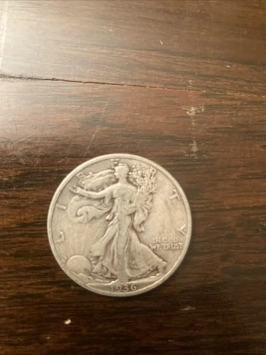 1936 S Walking Liberty Half Dollar, Very good Condition ,90% Silver