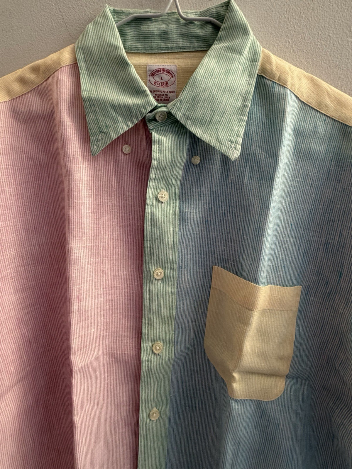 Brooks Brothers Button Down Size Large Button Mul… - image 5