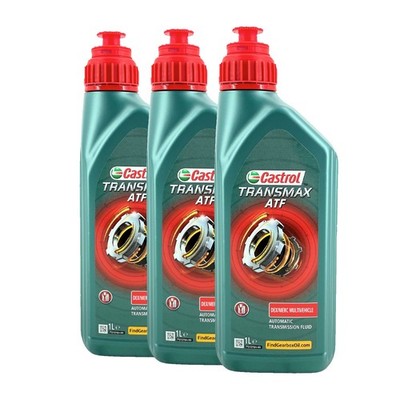 CASTROL Transmax ATF Dex/Merc Multivehicle Getriebeöl, Mercon, 3x1 Liter
