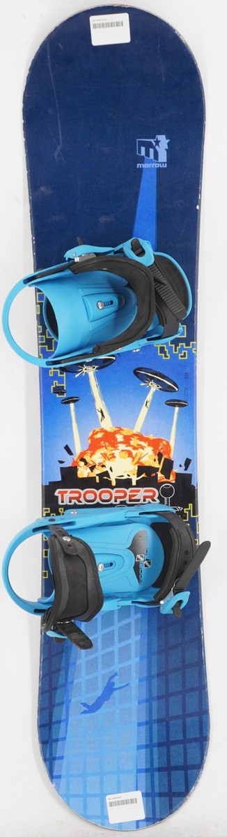 Morrow Trooper Snowboard 118 cm w/ Bindings (Fits US Size 1.5
