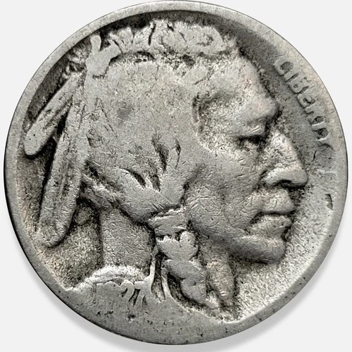 1927-S Buffalo Nickel 5c Good G+ * Original Surfaces * 1927S #3