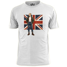 Mens Skinhead In Front Of A Union Jack T Shirt Oi! Ska