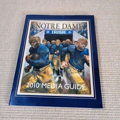 2010 Notre Dame Fighting Irish Football Media Guide Program NCAA College