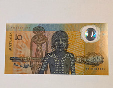 Australien 10 Dollars Banknote/Geldschein aus Polymer &ndash; Einzelst&uuml;ck