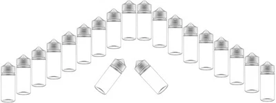 SASAMI Chubby Gorilla 100ml V3 Pet Unicorn Leerflasche Flasche transp. + transparenter