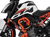 Zieger SturzbüGel Orange Passend FüR KTM 125 Duke 2017-2023