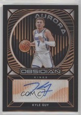 2020-21 Panini Obsidian Aurora Electric Etch Orange 31/50 Kyle Guy Auto 0jr6
