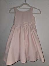 Janie and Jack Bow Dress Light Pink Special Occasion Size 4