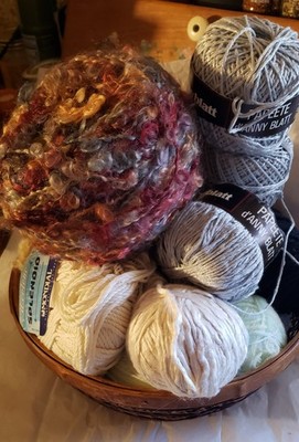 Yarn Remnants & Skeins Various Colors/ Lengths Craft Knitting Crochet  2 Pounds