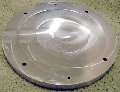 2 Aluminum Discs, 1 1/4'' thick x 16 11/16'' dia., Mic-6 Cast Tooling Plate, Disk 