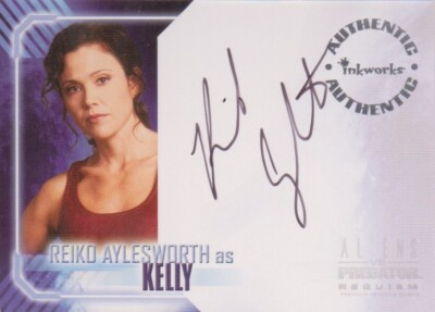 2007 ALIENS vs PREDATOR REQUIEM REIKO AYLESWORTH AS KELLY AUTOGRAPH CARD A1