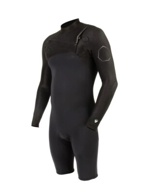 VISSLA WETSUITS ヴィスラ 2/2 SPRING VISSLA Men's 2/2 HIGH SEAS II Chest-Zip L/S Spring Suit - STE - XL