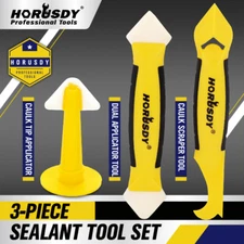 3pcs Sealant Caulk Tool Kit Smooth Scraper Silicone Grout Caulking Remover