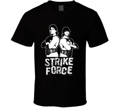 Strike Force Retro Legends Of Wrestling Tag Team T Shirt