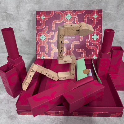 Authentic Louis Vuitton Chinese New Year VIP Gift Box Set With Wood Snake