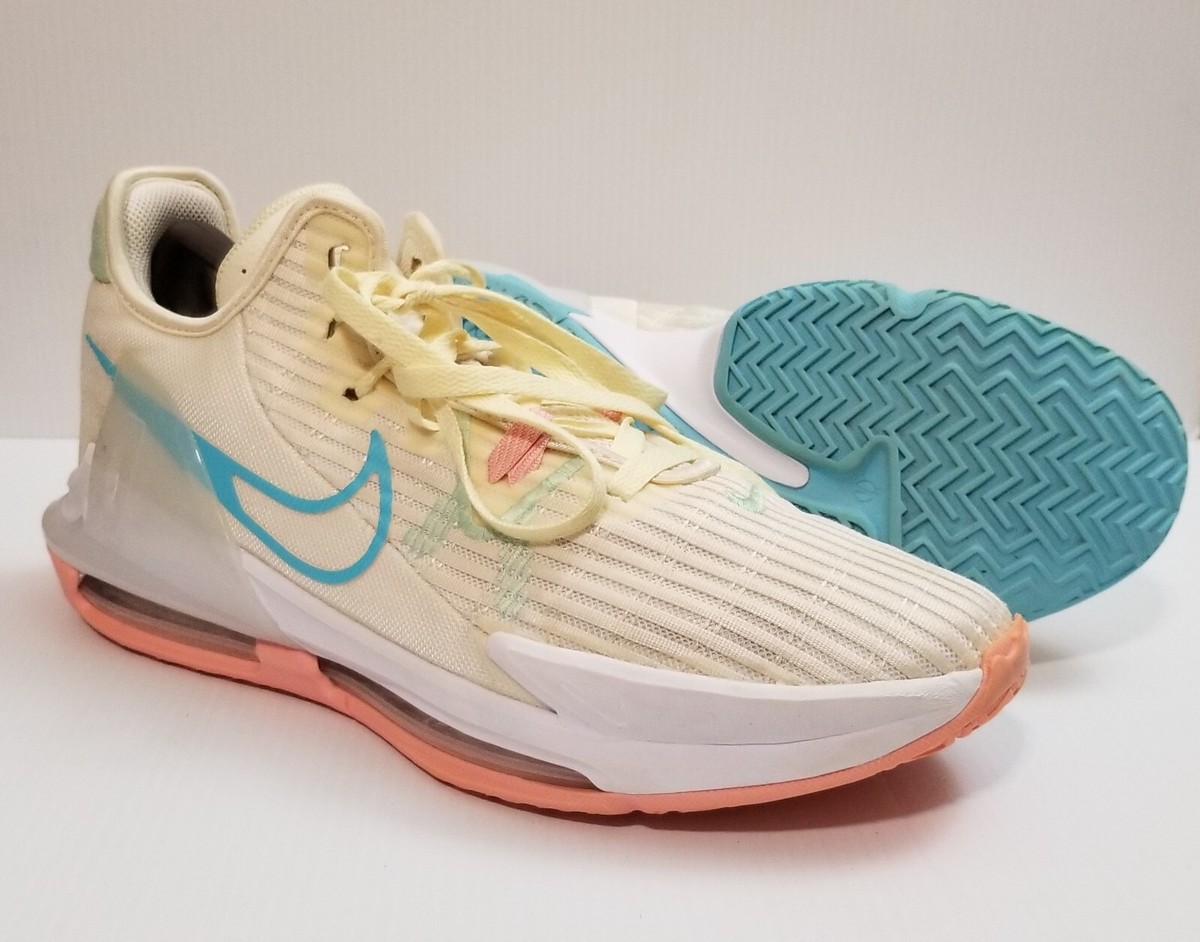 Nike LeBron Witness 6 Easter Men\'s Basketball Shoes Sneakers Pastel Nike LeBron Witness VI 6 Easter Pastel Yellow Pink Blue 2022  main image 4